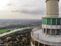 Blick über die Aussichtsplattform des Fernsehturmes in Richtung Stadtzentrum