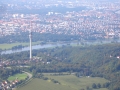 Luftaufnahme vom Fernsehturm