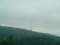 Fernsehturm Dresden im Nebel